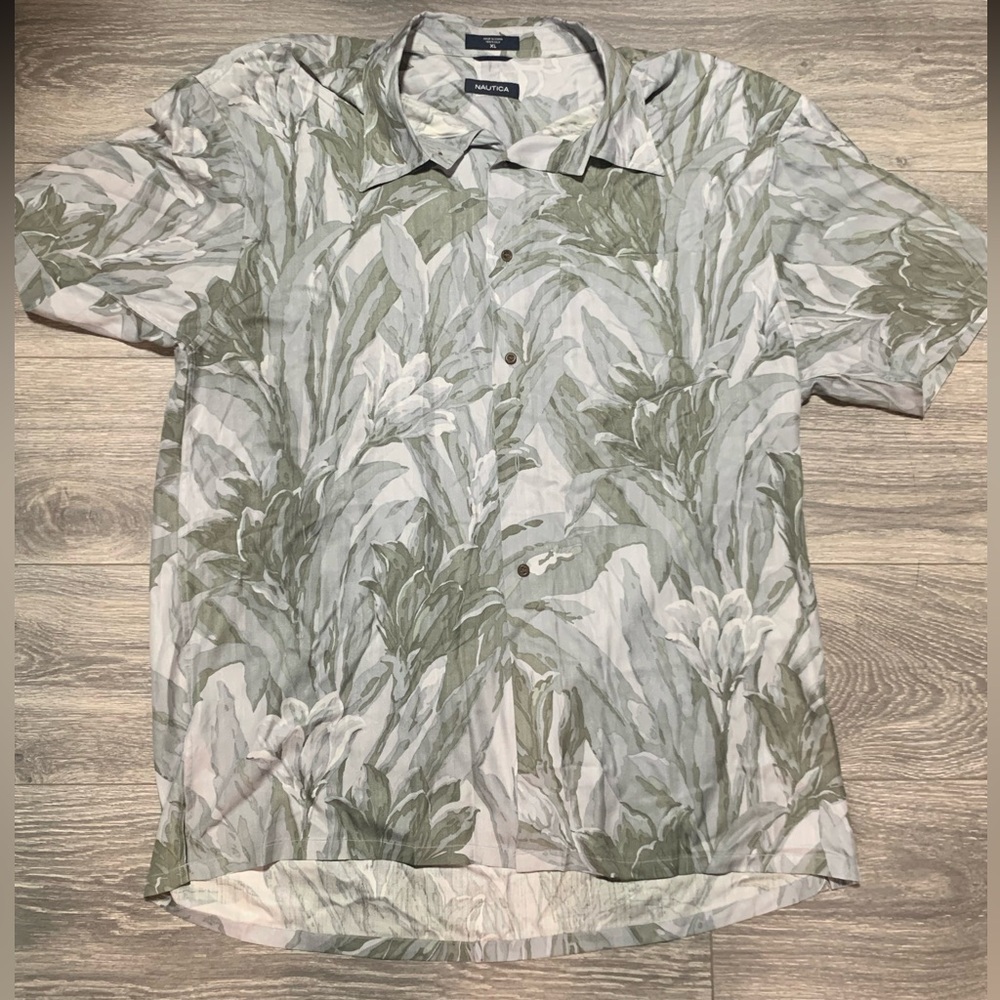 Nautica silk shirt